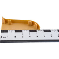 Торцевые заглушки для плинтуса IDEAL Классик 55 мм, 206 дуб коньячный К-П55-Тп-Ф1 206 дуб КНЧ