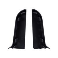 Торцевые заглушки для плинтуса IDEAL Классик 55 мм, 007 черный К-П55-Тп-Ф1 007 ЧЕР