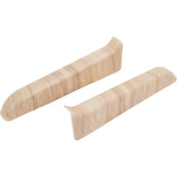 Торцевые заглушки для плинтуса IDEAL Классик 85 мм, 262 клен вермонт К-П85-Тп-Ф1 262 КЛН ВРМ