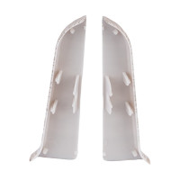 Торцевые заглушки для плинтуса IDEAL Классик 70 мм, 253 ясень серый К-П70-Тп-Ф1 253 ЯСН СЕР