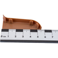 Торцевые заглушки для плинтуса IDEAL Классик 55 мм, 293 орех темный К-П55-Тп-Ф1 293 ОРХ ТЕМ