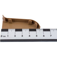 Торцевые заглушки для плинтуса IDEAL Классик 55 мм, 281 палисандр К-П55-Тп-Ф1 281 ПЛС