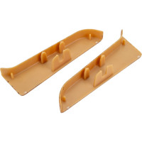 Торцевые заглушки для плинтуса IDEAL Классик 70 мм, 206 дуб коньячный К-П70-Тп-Ф1 206 дуб КНЧ