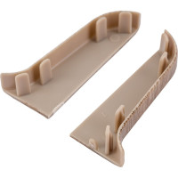 Торцевые заглушки для плинтуса IDEAL Классик 55 мм, 208 дуб мокко К-П55-Тп-Ф1 208 дуб МОК