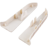 Торцевые заглушки для плинтуса IDEAL Классик 70 мм, 251 ясень К-П70-Тп-Ф1 251 ЯСН