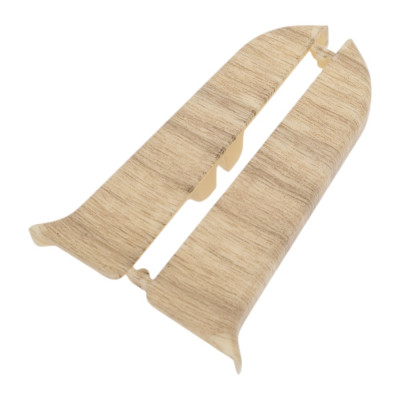 Торцевые заглушки для плинтуса IDEAL Классик 70 мм, 263 клен северный К-П70-Тп-Ф1 263 КЛН СЕВ