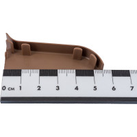 Торцевые заглушки для плинтуса IDEAL Классик 55 мм, 292 орех миланский К-П55-Тп-Ф1 292 ОРХ МИЛ