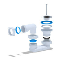 Сифон для душевого поддона АНИ Пласт 1 1/2"  E010