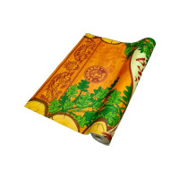 Подстилка-ковёр для бани Бацькина Баня Скрутка Хозяйка бани печать, 145x70 см 10408