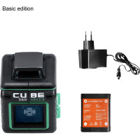 Лазерный уровень ADA CUBE 360 GREEN Basic Edition А00672