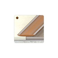 Порог IDEAL Изи 30 мм, 1.6 м, 267 клен белый, 1 шт. ПИ30-1,6 267 КЛН БЕЛ