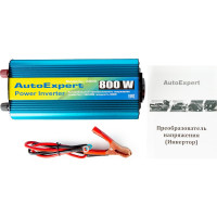 Автомобильный инвертор AutoExpert 800W, преобразователь напряжения с 12 на 220V A800