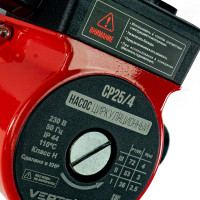 Циркуляционный насос VERTON AQUA CP25/4 (72-53-36Вт, Q max 40-30-20л/мин) 01.13296.13313