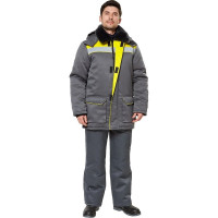 Куртка Эксперт Спецодежда Прим, серый/желтый, р. 48-50, рост 194-200 6446000061438
