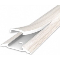 Порог с монтажным каналом IDEAL 36 мм, 0.9 м, 267 клен белый, 1 шт. ПМК36-0,9 267 КЛН БЕЛ