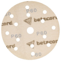 Материал абразивный в кругах 150 мм, 15 отверстий, на бумажной основе, Р60, 50 шт BETACORD 100.0060