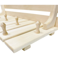 Полка-вешалка Бацькина баня Классик 9 крючков 30239