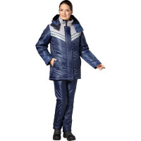 Куртка Эксперт Спецодежда Эребус, темно-синий/серый, женская, р. 48-50, рост 158-164 6446000041676