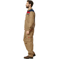 Куртка Эксперт Спецодежда Рольф 1 бежевый/темно-синий/красный, р. 60-62, рост 170-176 6446000048002