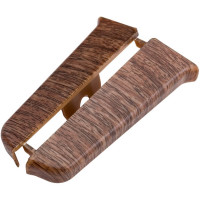 Торцевые заглушки для плинтуса DECONIKA (70 мм; 291 Орех; 2 шт.) Д-П70-Тп-Ф1 291 ОРХ