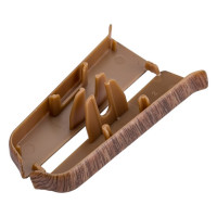 Торцевые заглушки для плинтуса DECONIKA (70 мм; 291 Орех; 2 шт.) Д-П70-Тп-Ф1 291 ОРХ