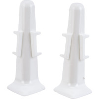 Внутренний угол для плинтуса DECONIKA (85 мм; 001-G Белый глянец; 2 шт.) Д-П85-В-Ф2 001-0 БЕЛ-Г