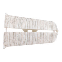 Торцевые заглушки для плинтуса DECONIKA (70 мм; 253 Ясень серый; 2 шт.) Д-П70-Тп-Ф1 253 ЯСН СЕР