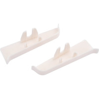 Торцевые заглушки для плинтуса DECONIKA (70 мм; 033 Кремово-белый; 2 шт.) Д-П70-Тп-Ф1 033 КРМ БЕЛ