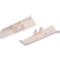 Торцевые заглушки для плинтуса DECONIKA (70 мм; 033 Кремово-белый; 2 шт.) Д-П70-Тп-Ф1 033 КРМ БЕЛ