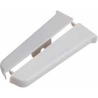 Торцевые заглушки для плинтуса DECONIKA (85 мм; 002 Светло-серый; 2 шт.) Д-П85-Тп-Ф1 002 СВТ СЕР