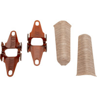 Наружный угол для плинтуса DECONIKA (85 мм; 229 Дуб латте; 2 шт.) Д-П85-Нк-Ф2 229 ДУБ ЛАТ