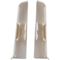 Торцевые заглушки для плинтуса DECONIKA (85 мм; 418 Дуб жемчужный; 2 шт.) Д-П85-Тп-Ф1 418 ДУБ ЖМЧ