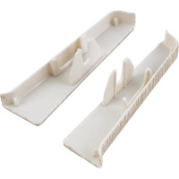 Торцевые заглушки для плинтуса DECONIKA (85 мм; 418 Дуб жемчужный; 2 шт.) Д-П85-Тп-Ф1 418 ДУБ ЖМЧ