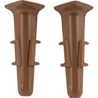 Внутренний угол для плинтуса DECONIKA (85 мм; 291 Орех; 2 шт.) Д-П85-В-Ф2 291 ОРХ