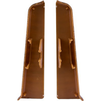 Торцевые заглушки для плинтуса DECONIKA (85 мм; 291 Орех; 2 шт.) Д-П85-Тп-Ф1 291 ОРХ