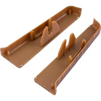 Торцевые заглушки для плинтуса DECONIKA (85 мм; 291 Орех; 2 шт.) Д-П85-Тп-Ф1 291 ОРХ