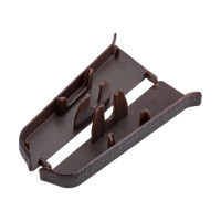 Торцевые заглушки для плинтуса DECONIKA (70 мм; 303 Венге темный; 2 шт.) Д-П70-Тп-Ф1 303 ВНГ ТЕМ