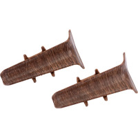 Внутренний угол для плинтуса DECONIKA (70 мм; 291 Орех; 2 шт.) Д-П70-В-Ф2 291 ОРХ