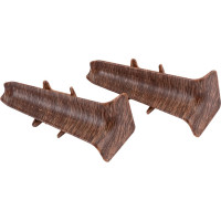 Внутренний угол для плинтуса DECONIKA (70 мм; 291 Орех; 2 шт.) Д-П70-В-Ф2 291 ОРХ