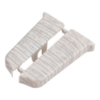 Торцевые заглушки для плинтуса DECONIKA (55 мм; 253 Ясень серый; 2 шт.) Д-П55-Тп-Ф1 253 ЯСН СЕР