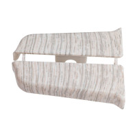 Торцевые заглушки для плинтуса DECONIKA (55 мм; 253 Ясень серый; 2 шт.) Д-П55-Тп-Ф1 253 ЯСН СЕР