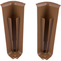 Наружный угол для плинтуса DECONIKA (85 мм; 291 Орех; 2 шт.) Д-П85-Нк-Ф2 291 ОРХ