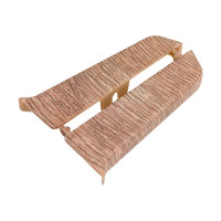 Торцевые заглушки для плинтуса DECONIKA (70 мм; 211 Дуб рустик; 2 шт.) Д-П70-Тп-Ф1 211 ДУБ РСТ