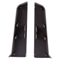 Торцевые заглушки для плинтуса DECONIKA (70 мм; 187 Алюминий темный; 2 шт.) Д-П70-Тп-Ф1 187 АЛМ ТЕМ