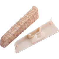 Торцевые заглушки для плинтуса DECONIKA (70 мм; 229 Дуб латте; 2 шт.) Д-П70-Тп-Ф1 229 ДУБ ЛАТ