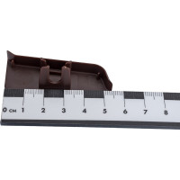 Торцевые заглушки для плинтуса DECONIKA (55 мм; 303 Венге темный; 2 шт.) Д-П55-Тп-Ф1 303 ВНГ ТЕМ