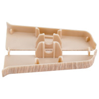 Торцевые заглушки для плинтуса DECONIKA (70 мм; 213 Дуб северный; 2 шт.) Д-П70-Тп-Ф1 213 ДУБ СЕВ