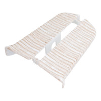 Торцевые заглушки для плинтуса DECONIKA (55 мм; 255 Ясень бьянко; 2 шт.) Д-П55-Тп-Ф1 255 ЯСН БНК