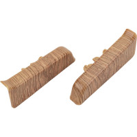 Торцевые заглушки для плинтуса DECONIKA (55 мм; 11 Дуб рустик; 2 шт.) Д-П55-Тп-Ф1 211 ДУБ РСТ