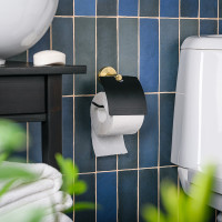 Держатель для туалетной бумаги Moroshka Oro Nero закрытый 925-106-01